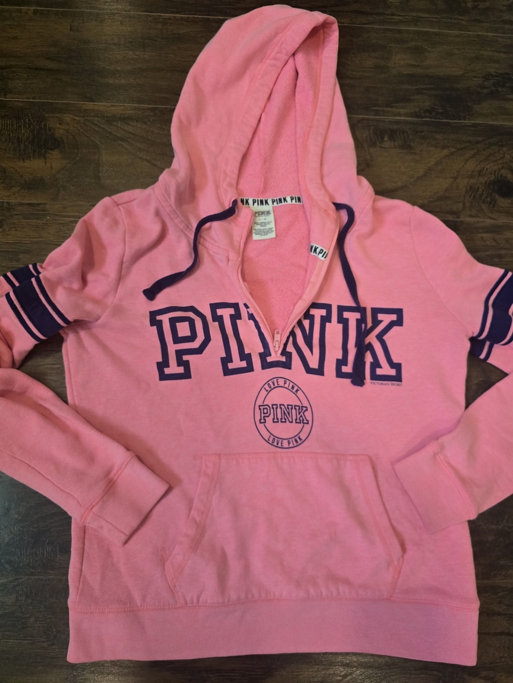 PINK Victoria’s Secret | Quarter-Zip Pullover Large - Picture 2 of 3